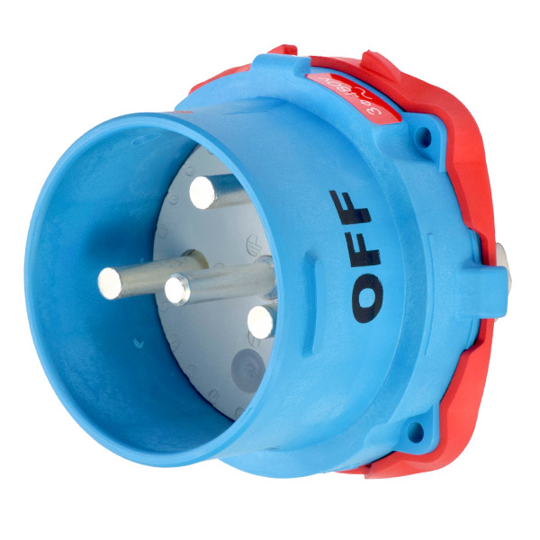31-98243-K04 - DR150 INLET POLY BLUE SIZE 5 TYPE 4X 3P+G 150A 480 VAC 60 Hz NO AUX